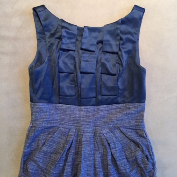 Teeze Me Navy and Tweed Shift Dress - Picture 2 of 5